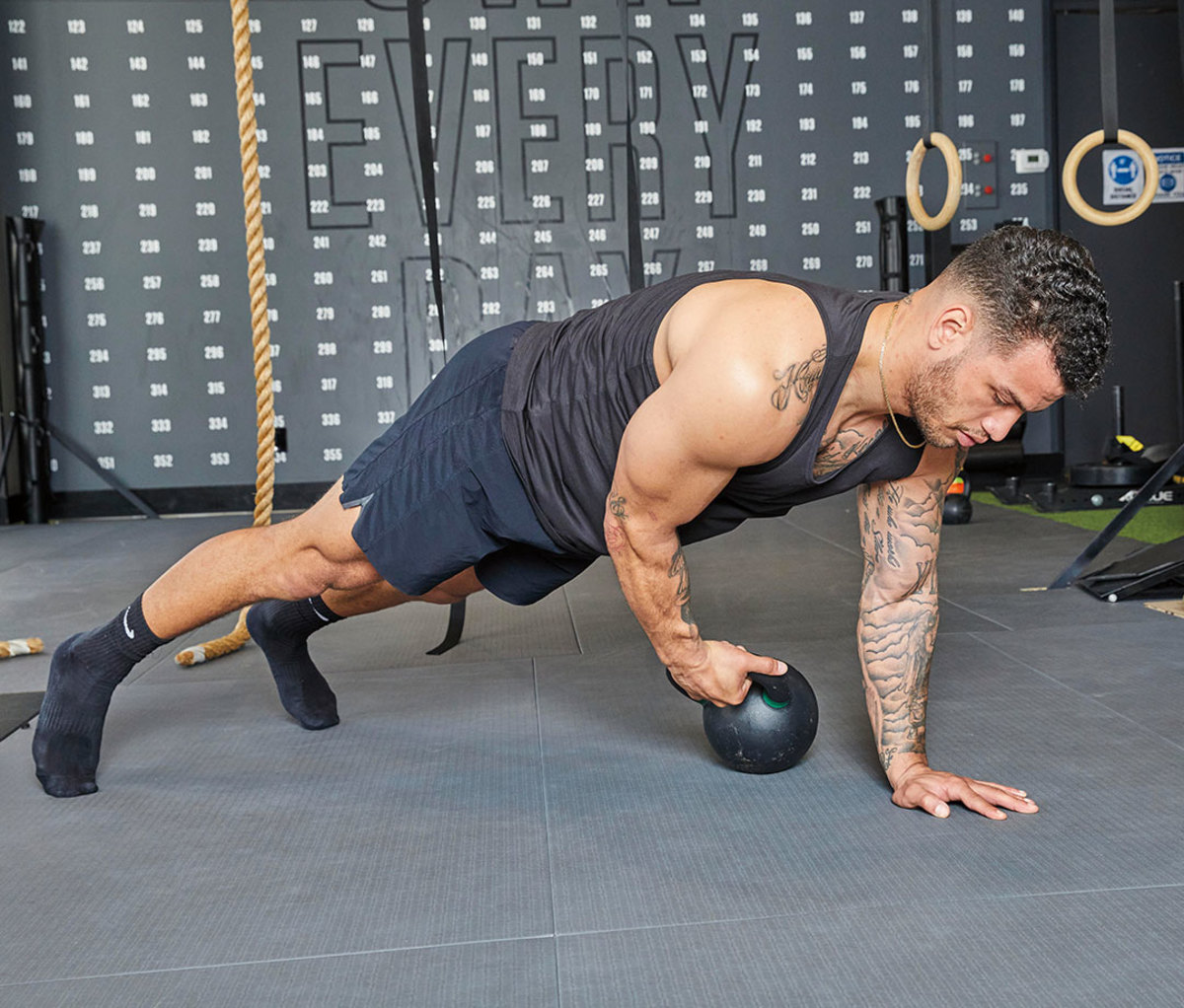 Side Plank Cable Reach-Through