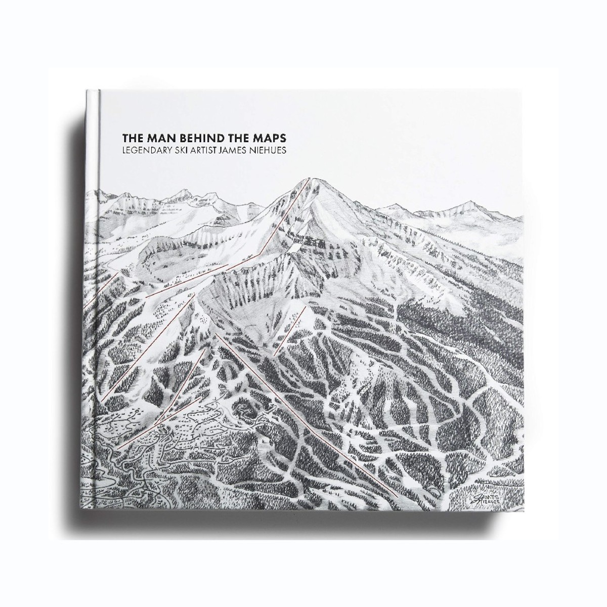 The Man Behind the Maps: Legendary Ski Artist James Niehues by Ben Farrow, Todd Bennett, and Jason Blevins)