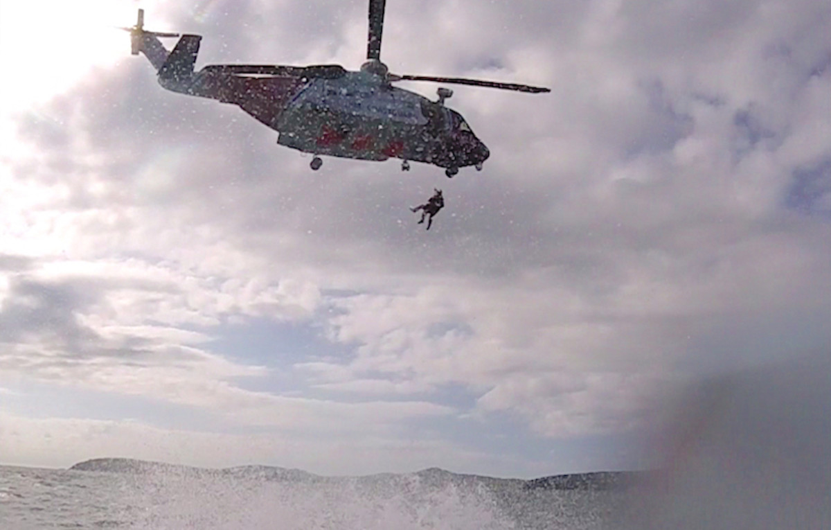 Standup Paddleboarder Coast Guard Rescue