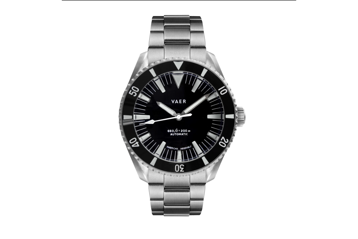 D5 Pacific White USA Diver Waterproof Watch