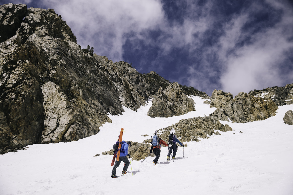 ski touring sierra