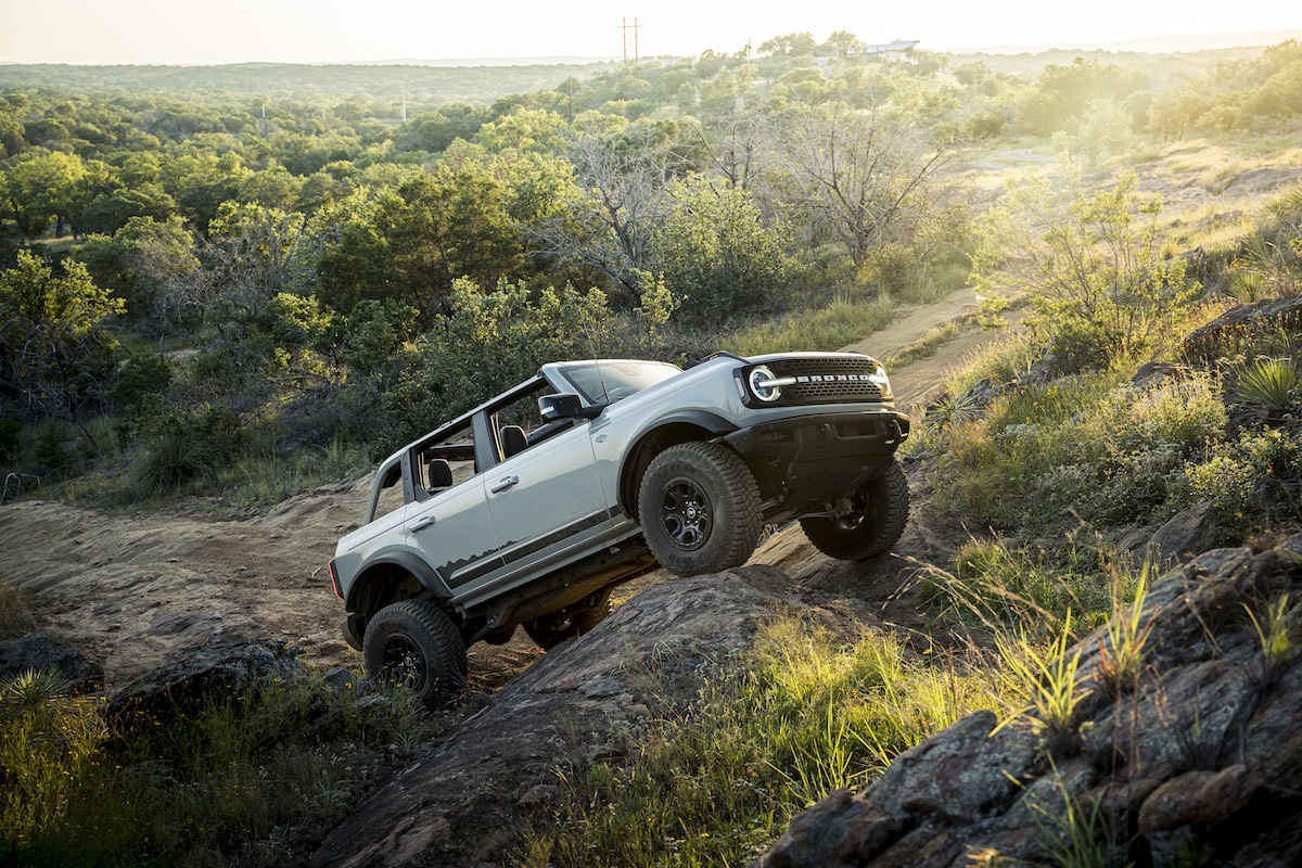 testing the Ford Bronco in Texas