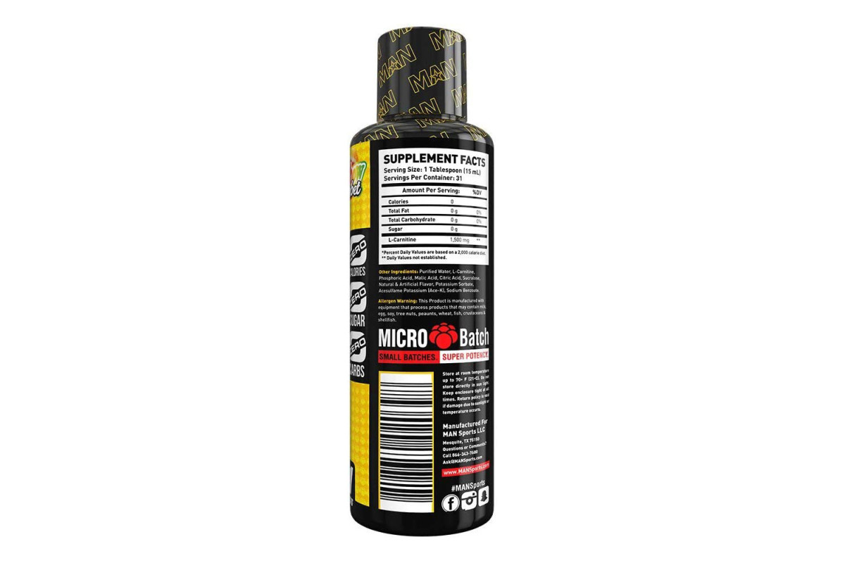 Man Sports L-Carnitine Rainbow Sherbet Flavored Liquid Fat Burning Solution