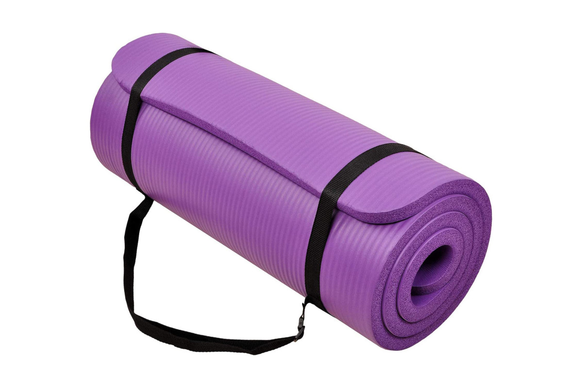 BalanceFrom Fitness 1" Go Cloud All Purpose Extra Thick Yoga Mat