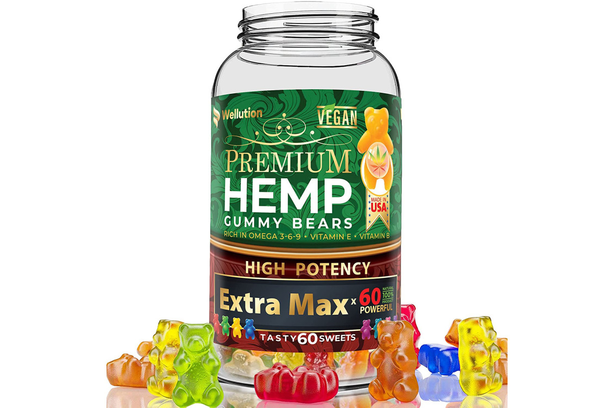 Wellution Extra Max x60 High Potency Hemp Gummies