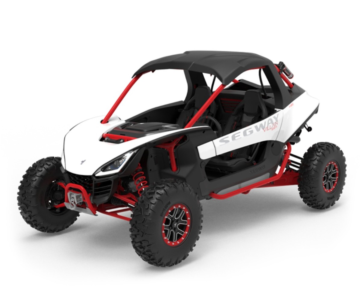Segway Villain SX10 H in white red and black. side-by-side UTVs