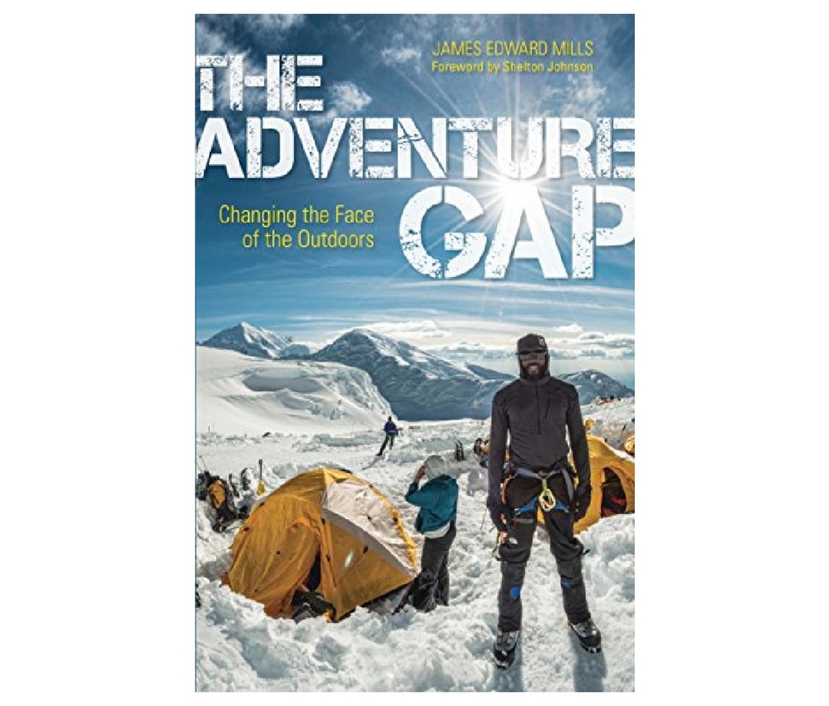 The book cover for The Adventure Gap: Changing the Face of the Outdoors by James Mills