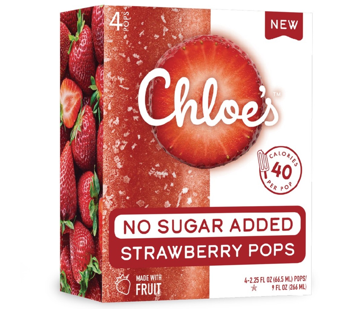 Met Chloe's kun je jezelf trakteren, afkoelen en je geweldig voelen terwijl je dit doet, omdat hun pops zijn gemaakt met alleen de eenvoudigste ingrediënten. Ze hebben een breed scala aan fruitpops gemaakt met alleen fruit, water en rietsuiker. Chloe's Pops zijn altijd zuivelvrij, plantaardig, niet-GMO-project geverifieerd, glutenvrij, koosjer en vooral heerlijk!