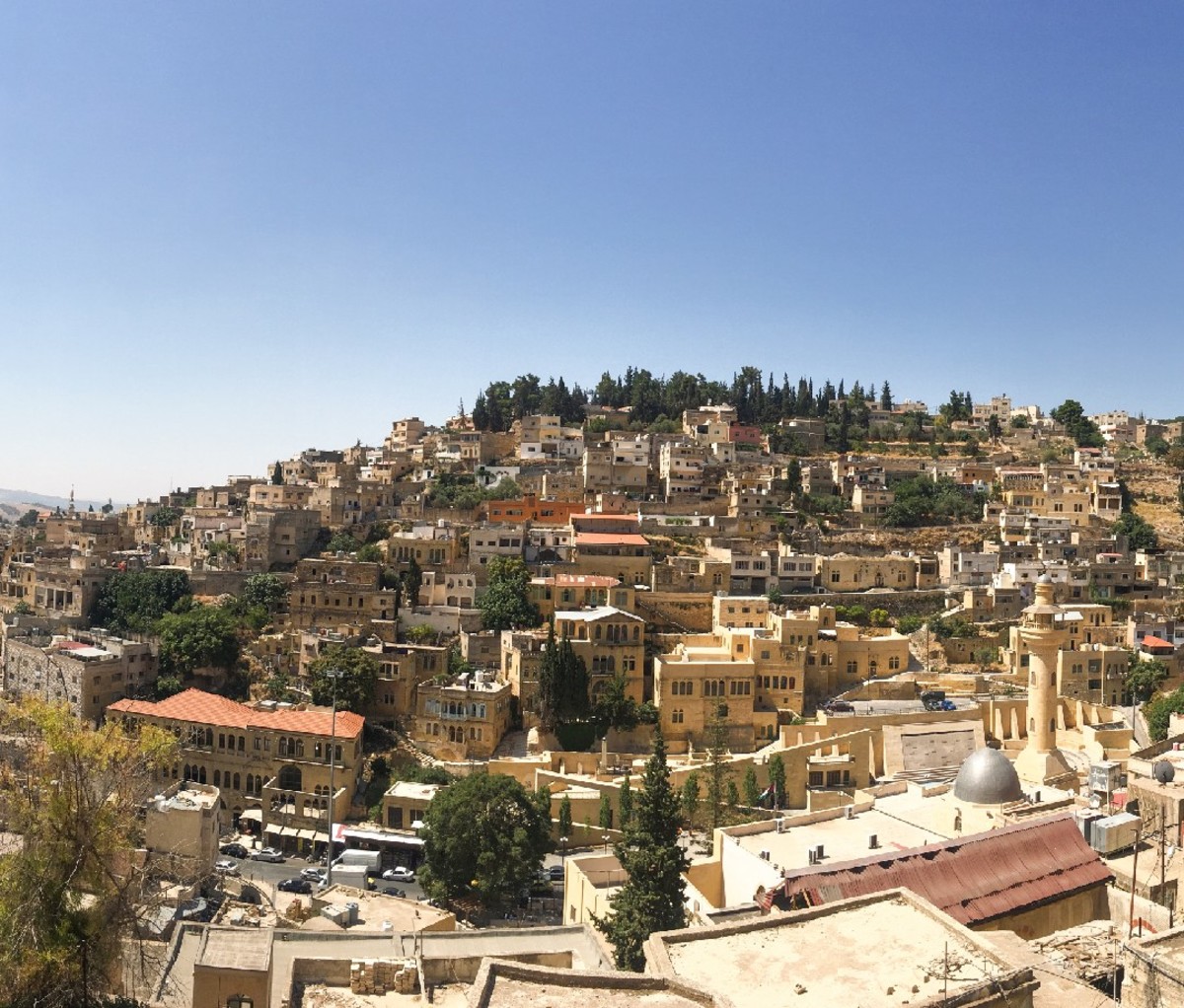A view of the city of As-Salt in Jordan.