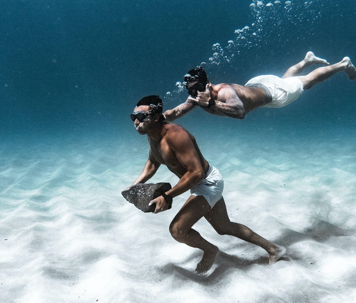 Waimea Rock Run - Don Tran and Kaj Larson Complete Record-Setting Five Mile Underwater Rock Run