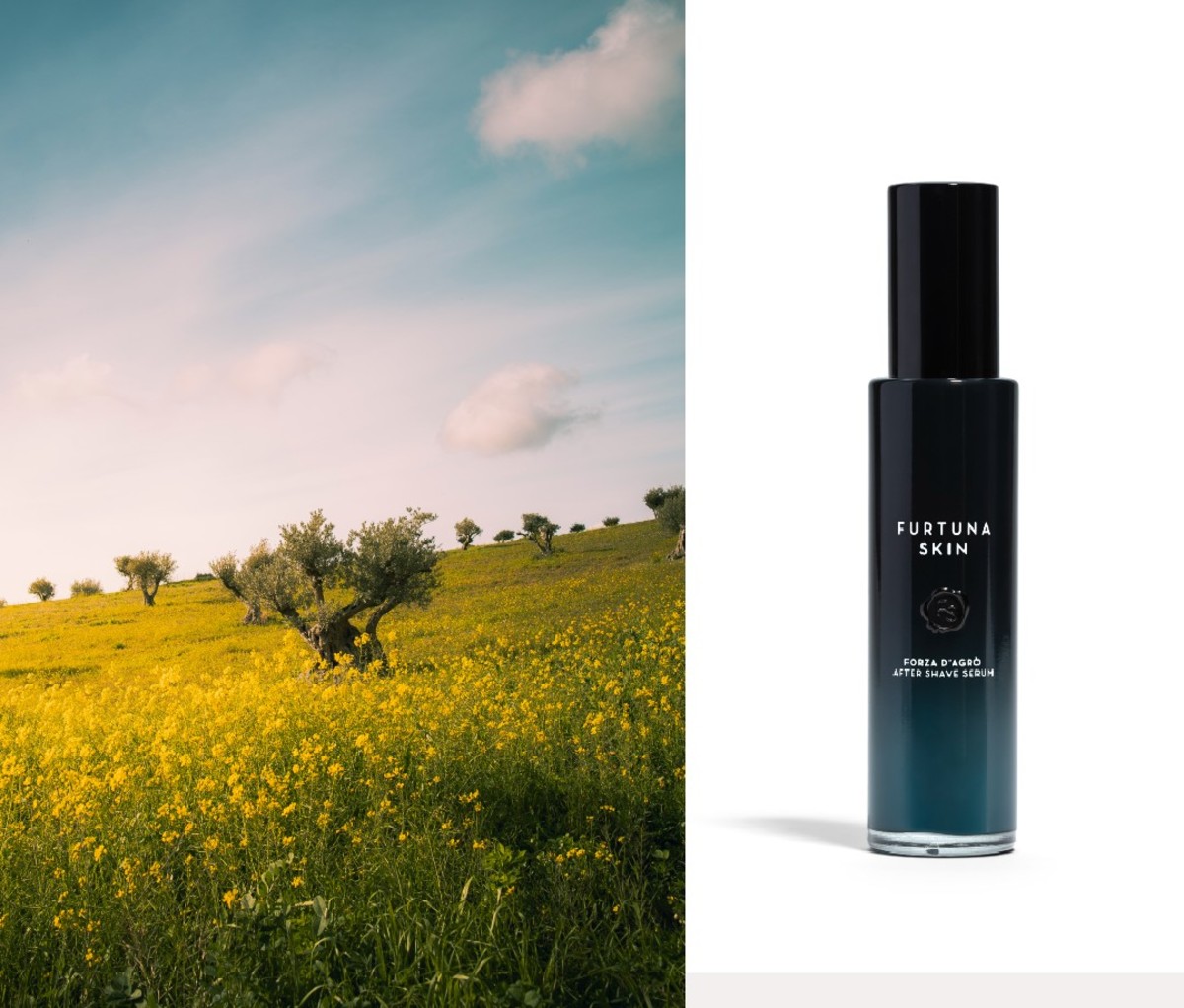 Furtuna Skin Forza d'Agrò After Shave Serum is crafted from wild-foraged plants in Sicily.
