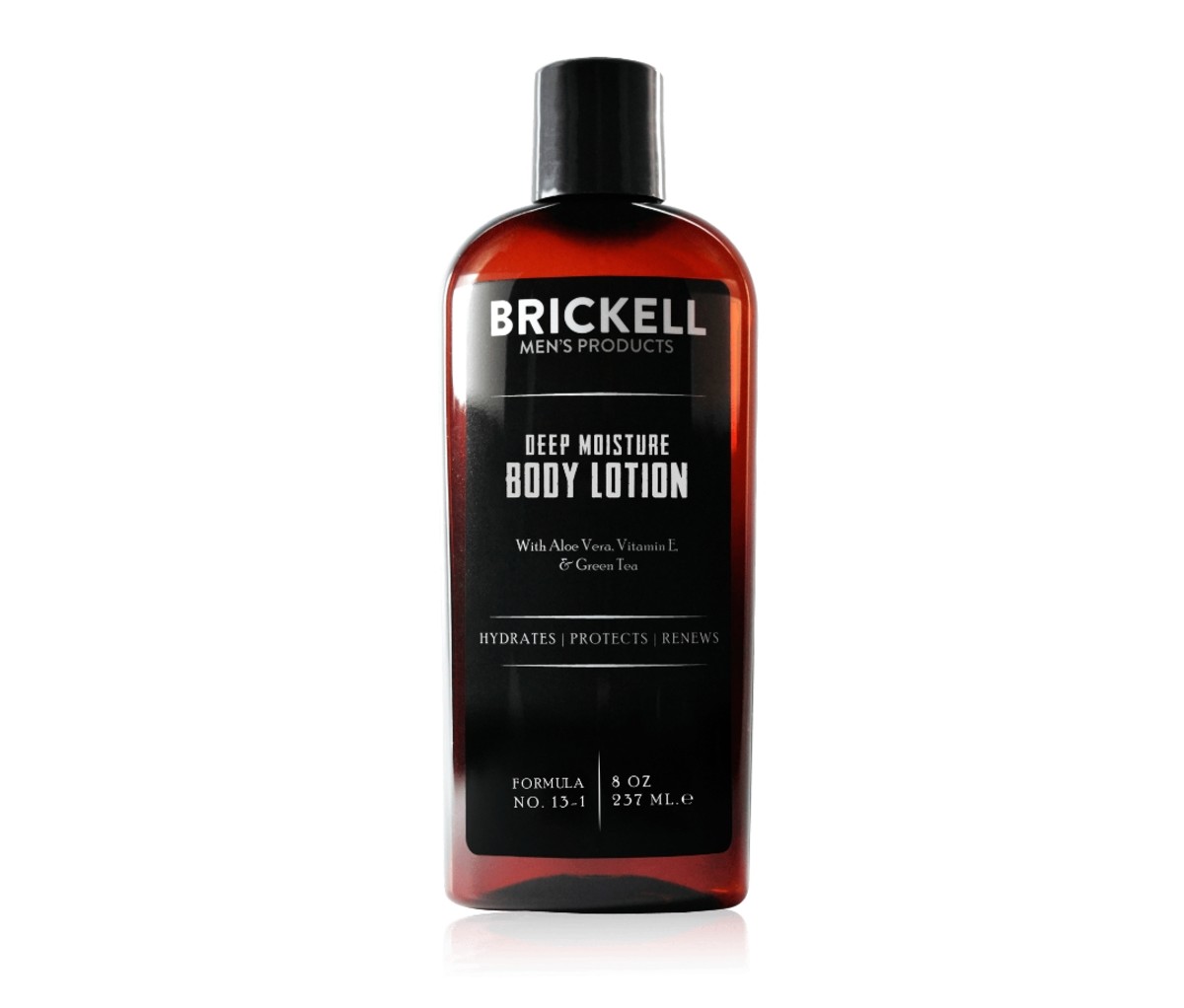 Brickell Deep Moisture Body Lotion for men