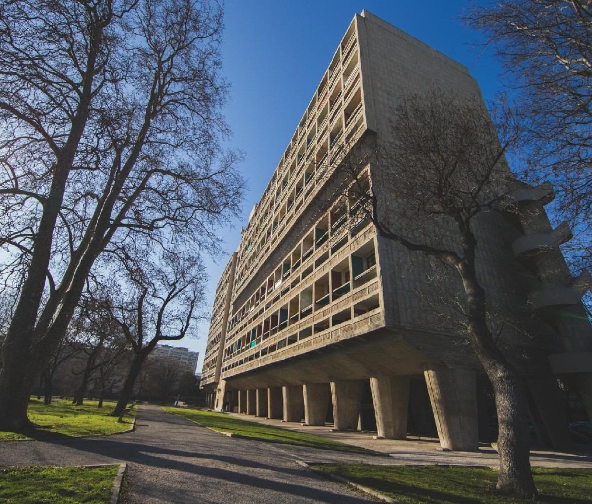 The Hotel Le Corbusier in Marseille, France.