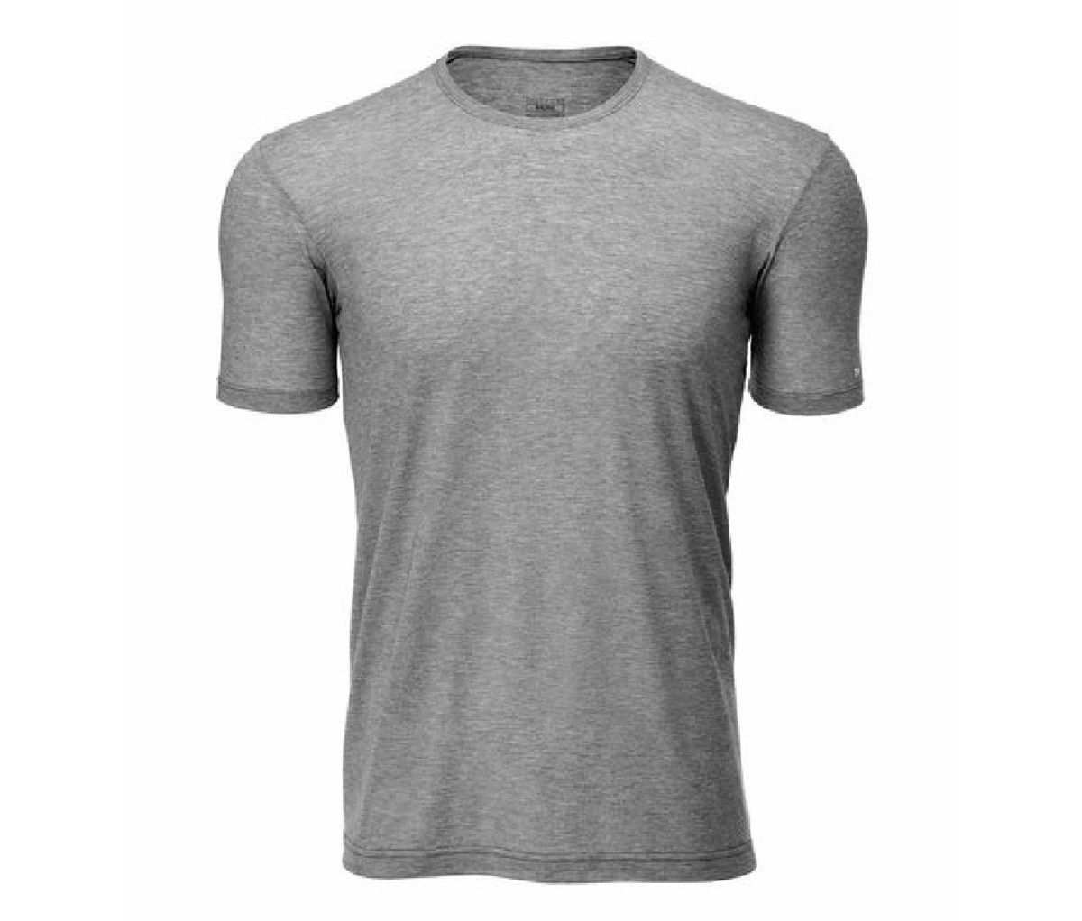 An image of a gray 7Mesh Elevate short sleeve cycling shirt.