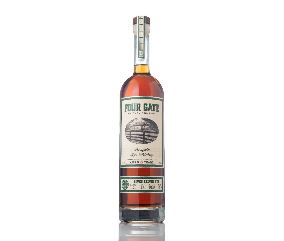 Bottle of Four Gate River Kelvin Rye.