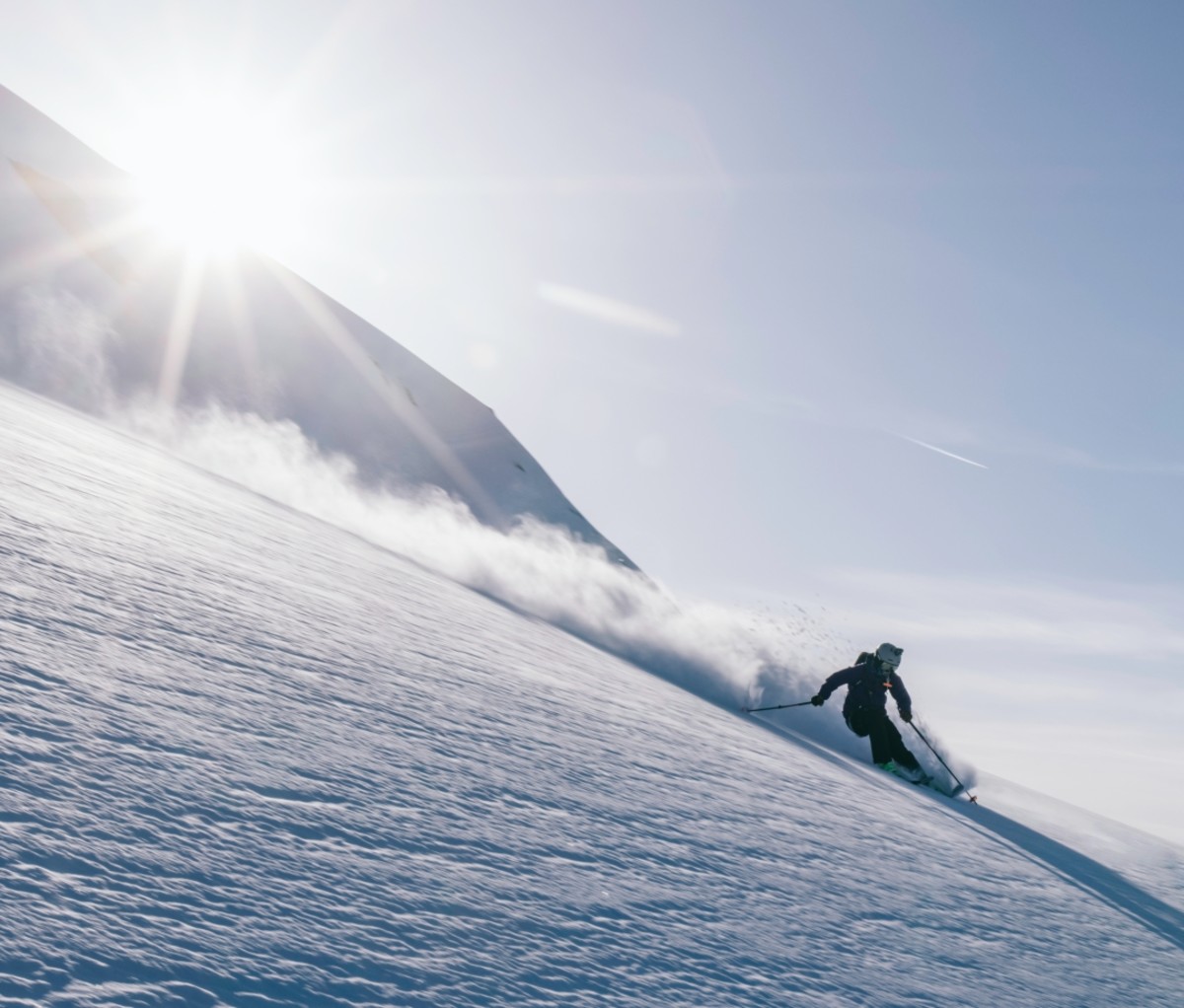 Heli-skiing in Alaska