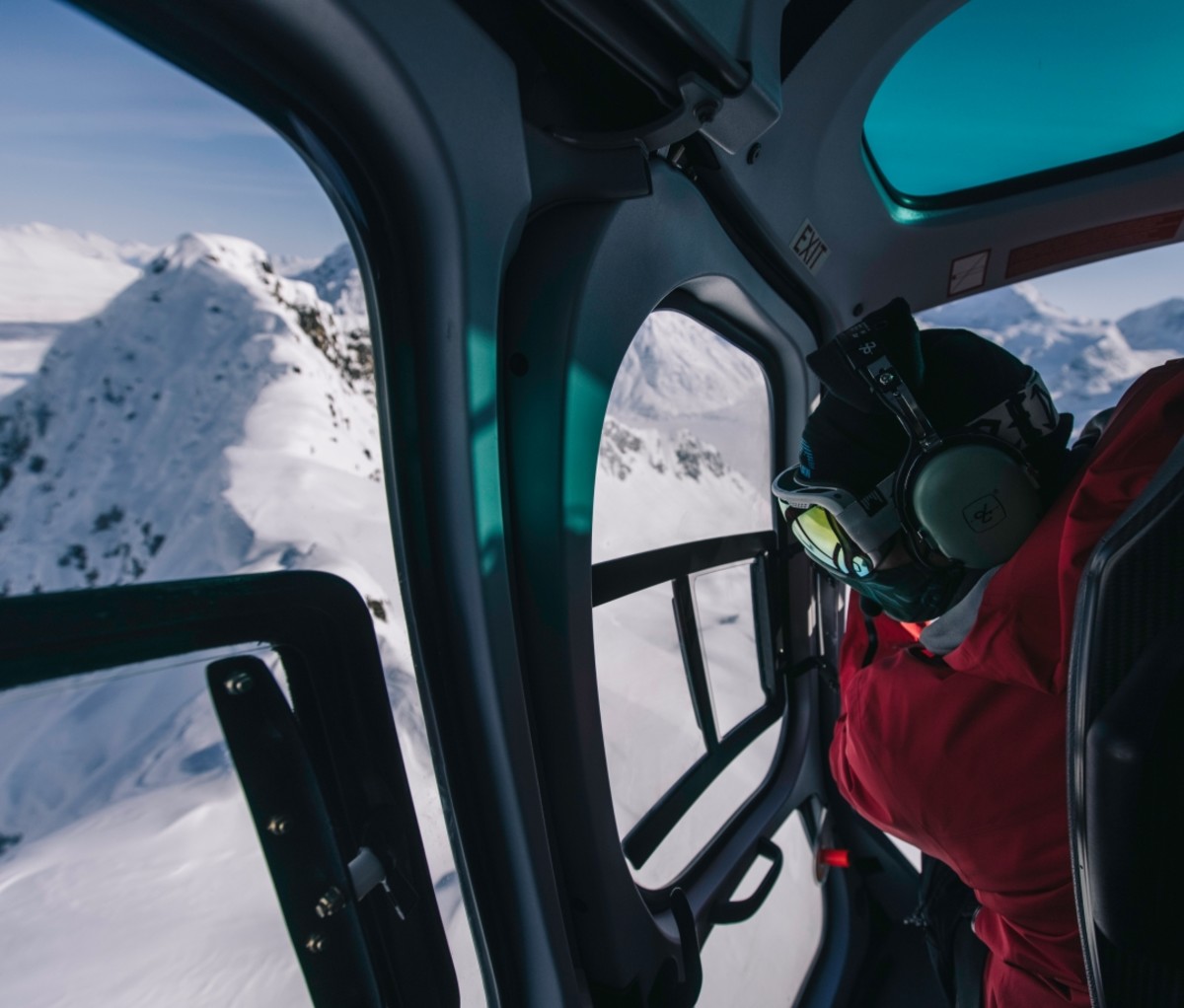 Heli-skiing in Alaska