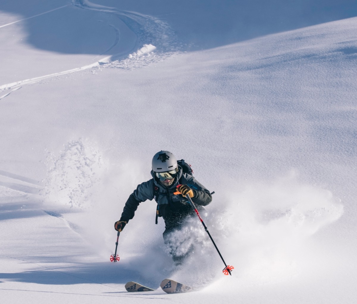 Heli-skiing in Alaska