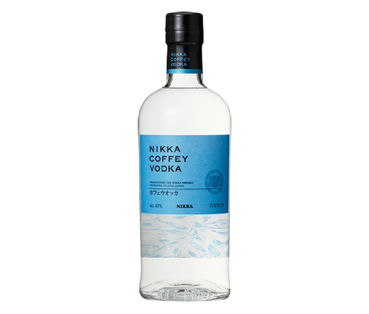 A bottle of Nikka Coffey Vodka.