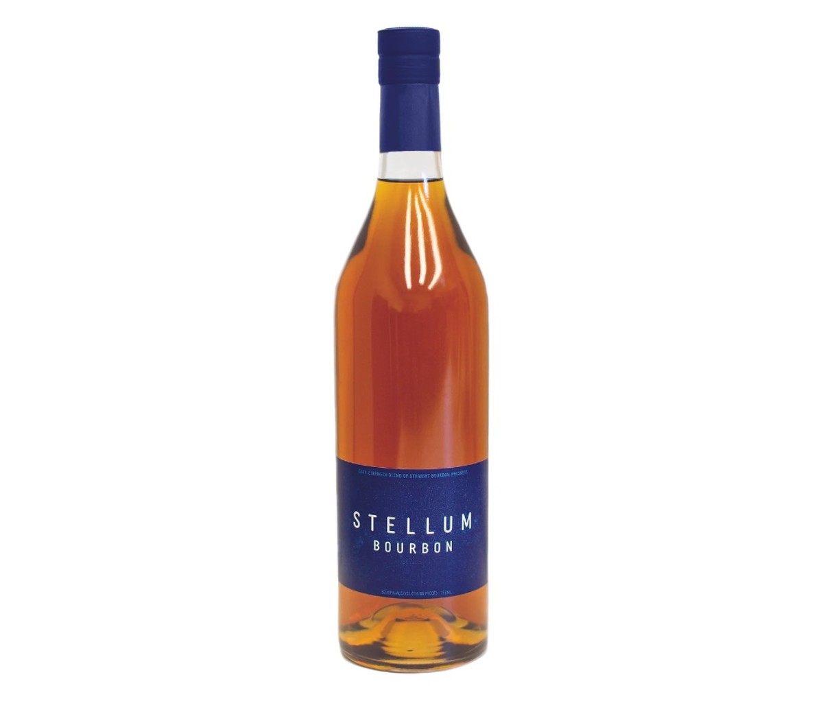 A bottle of Stellum Bourbon
