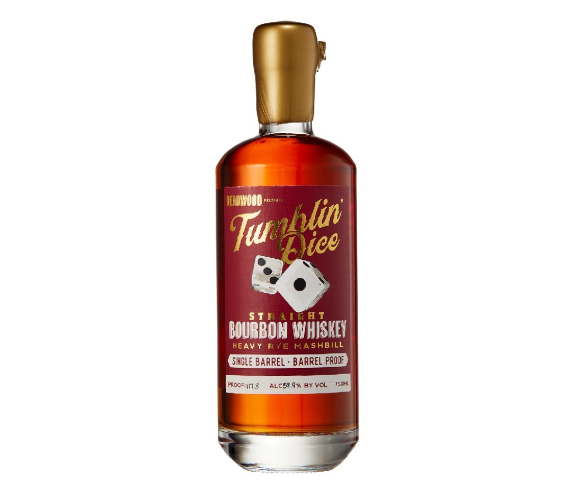 Tumblin' Dice Single Barrel bottle.