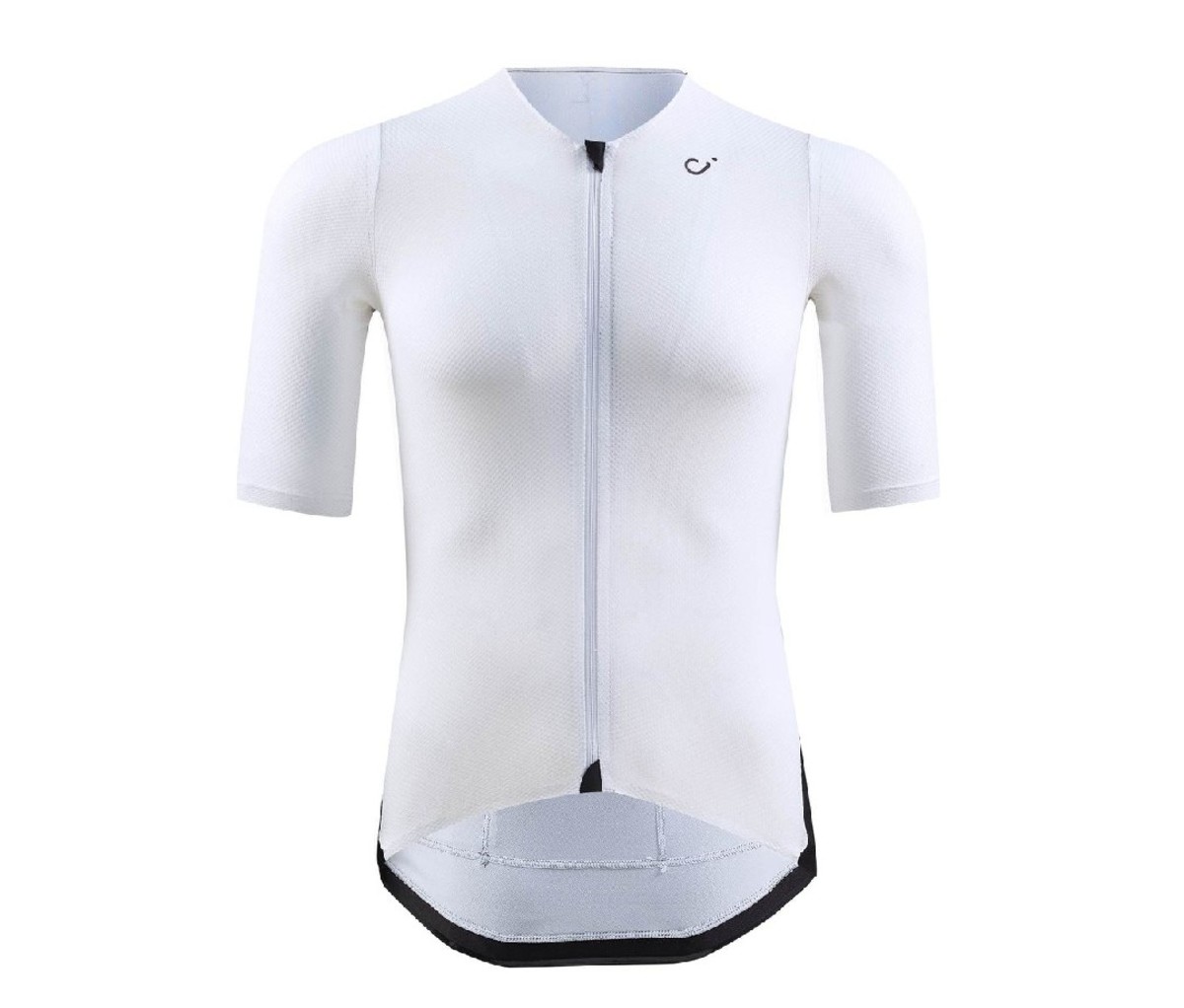 An image of a white Velocio Concept Radiator Jersey.