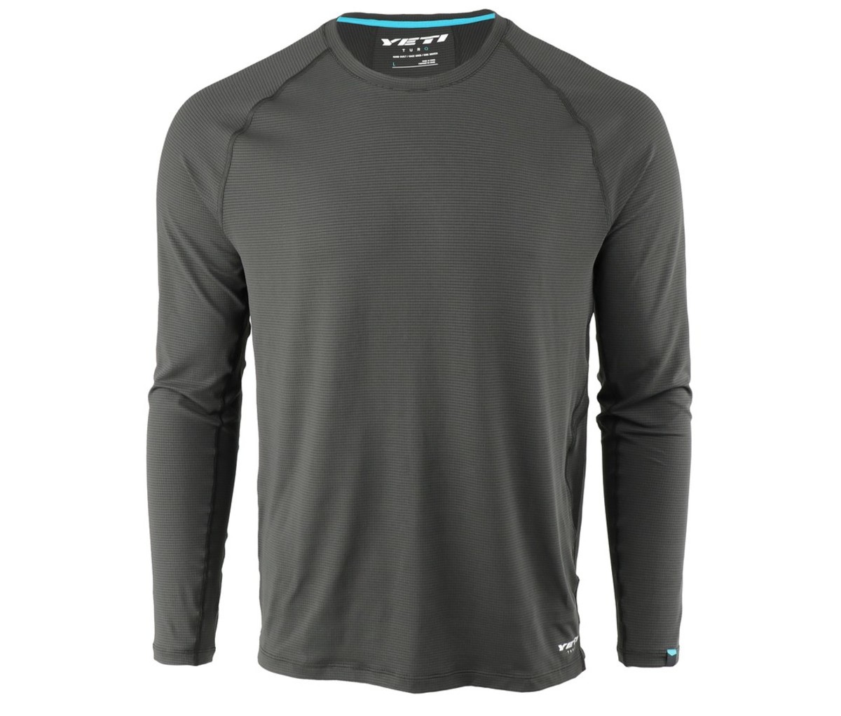 An image of a Yeti Turq Air LS Jersey in slate.