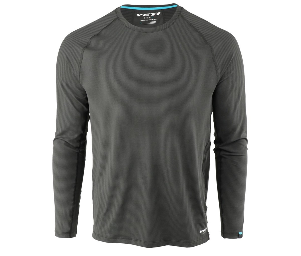 An image of a Yeti Turq Air LS jersey in slate.