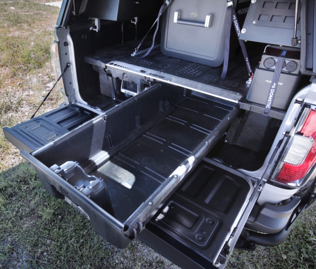 GMC's new Land Landing Concept is a more complex and versatile version of the GMC Canyon pickup truck.