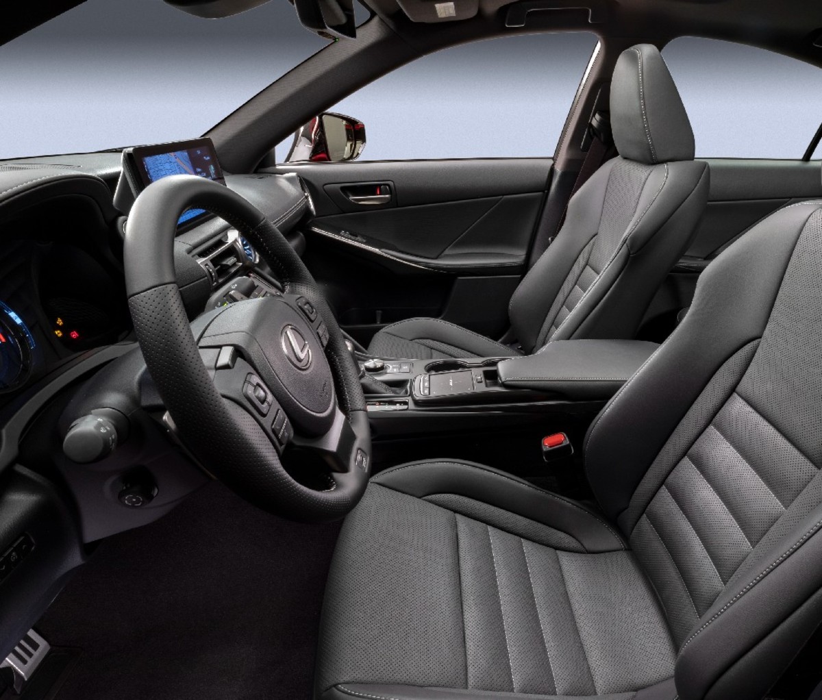 Interior of the Lexus IS 500