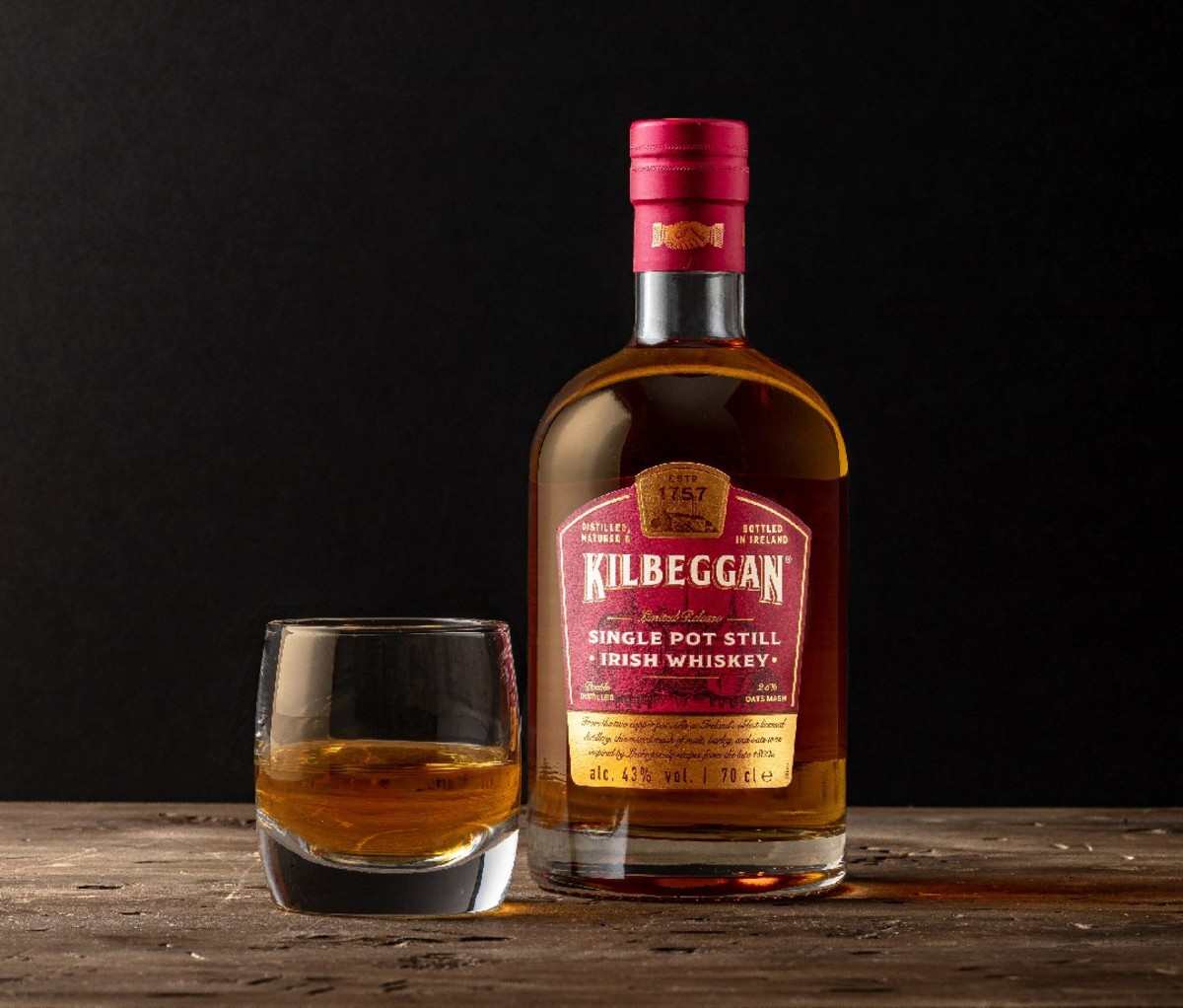 Kilbeggan Single Pot Still Irish Whiskey