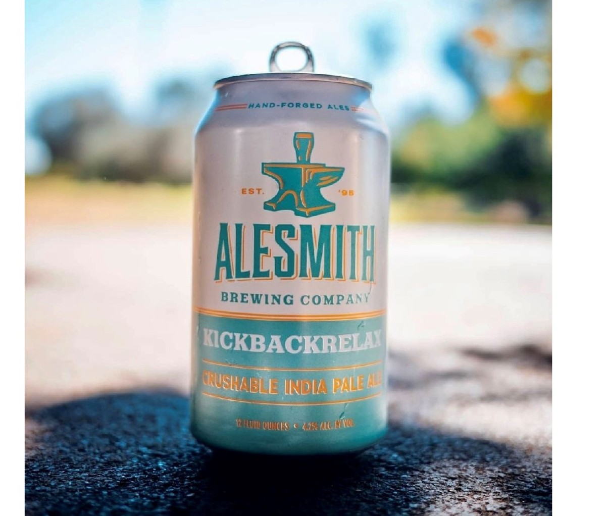 Can of AleSmith Kickbackrelax IPA beer