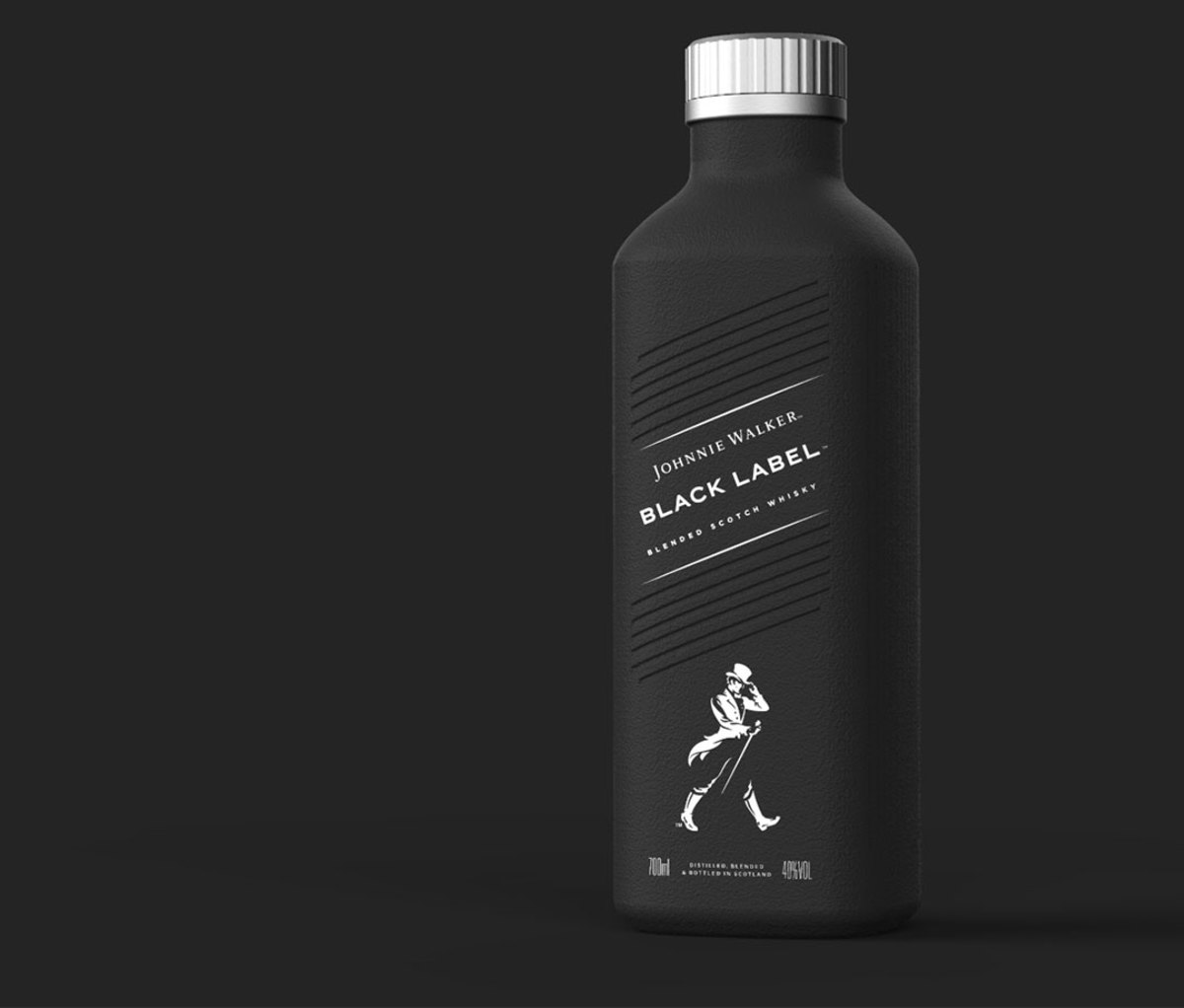 Johnnie Walker Black Label: The Paper Bottle