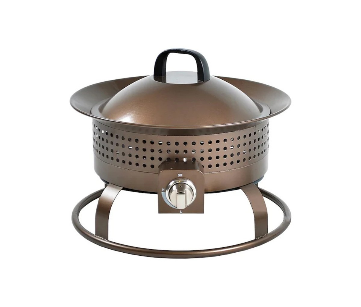 Bond Signature 18.5-Inch Bronze Gas Fire Pit propane fire pits