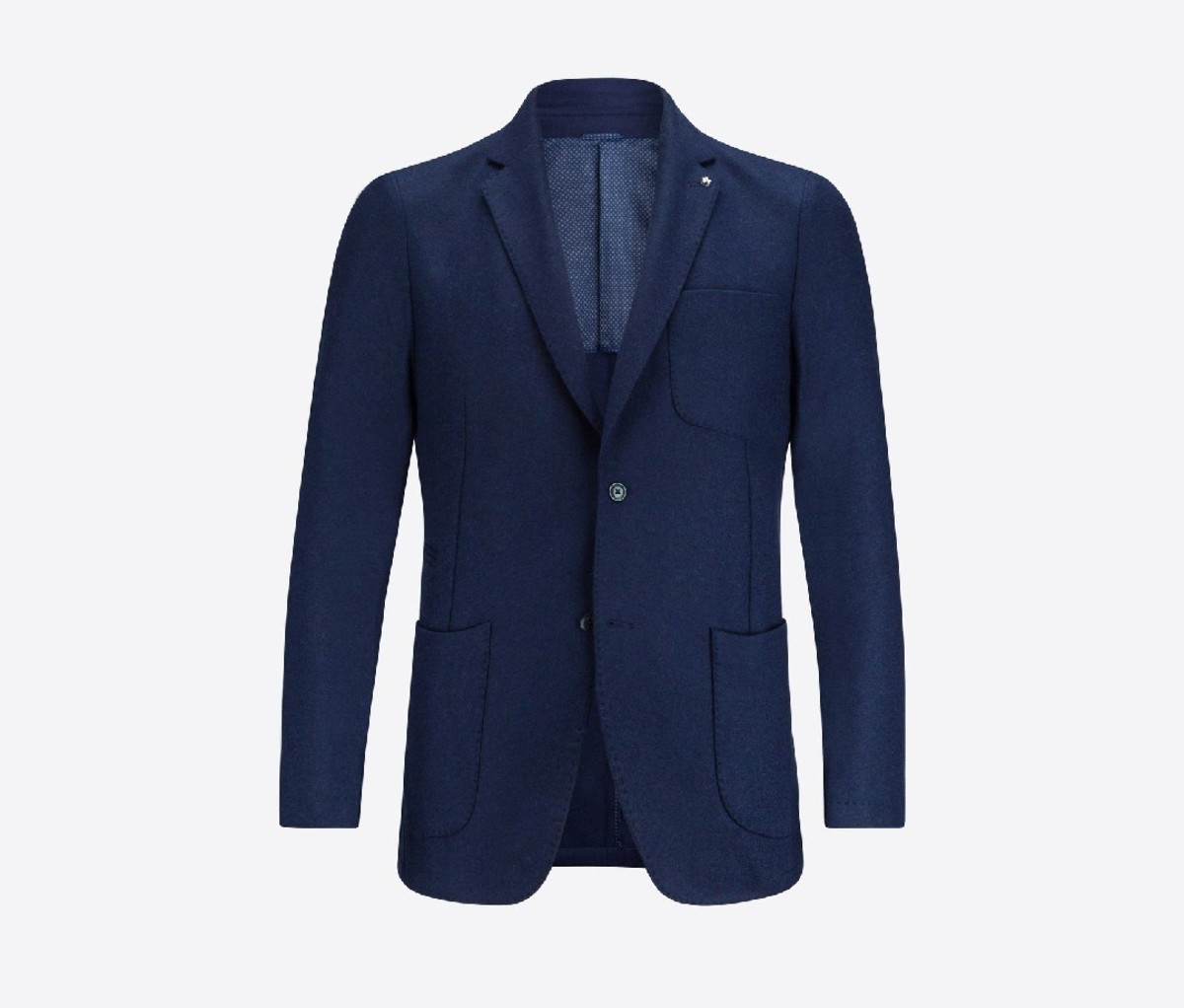 A blue Bugatchi blazer