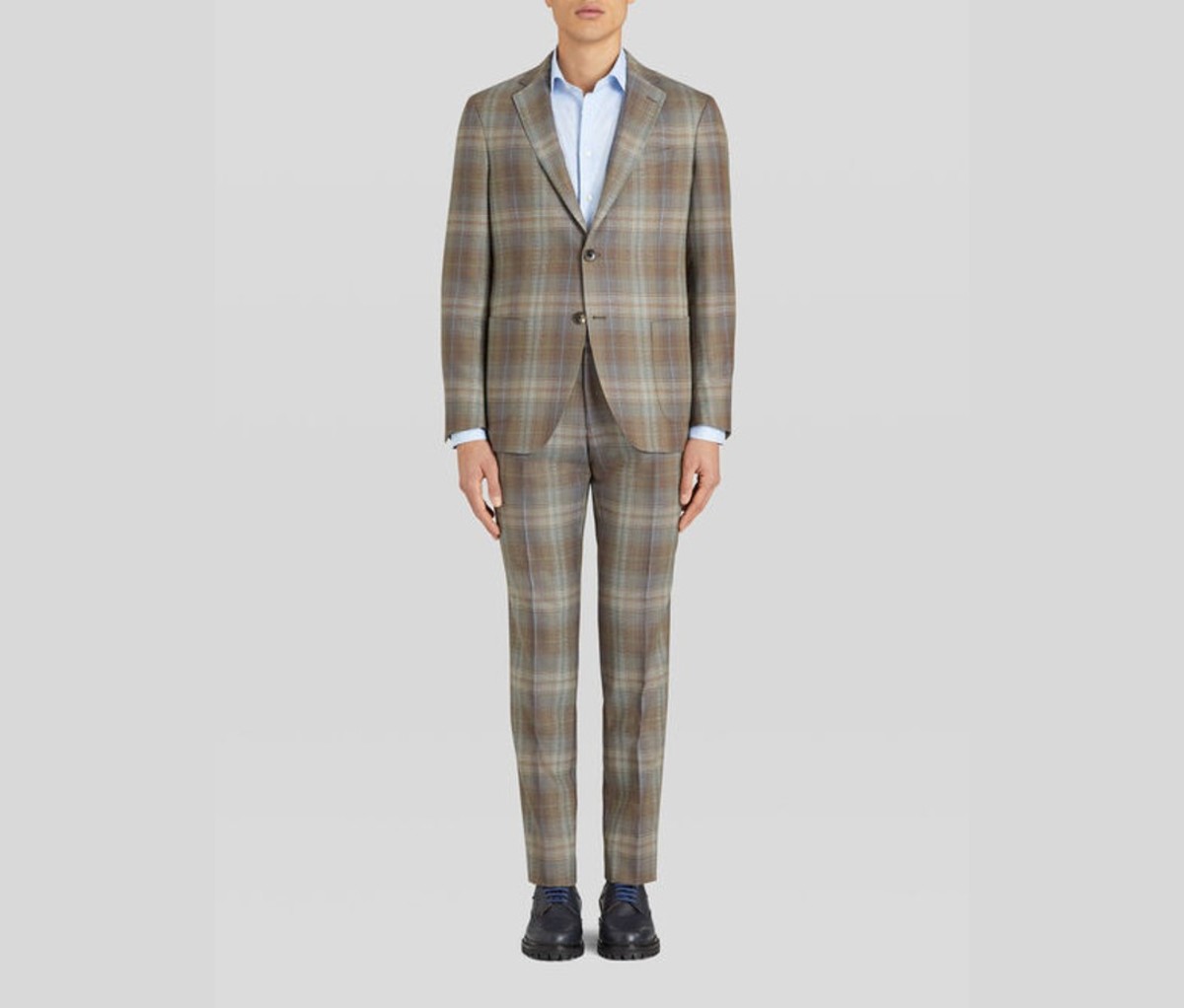 Etro—Tailored Check Suit