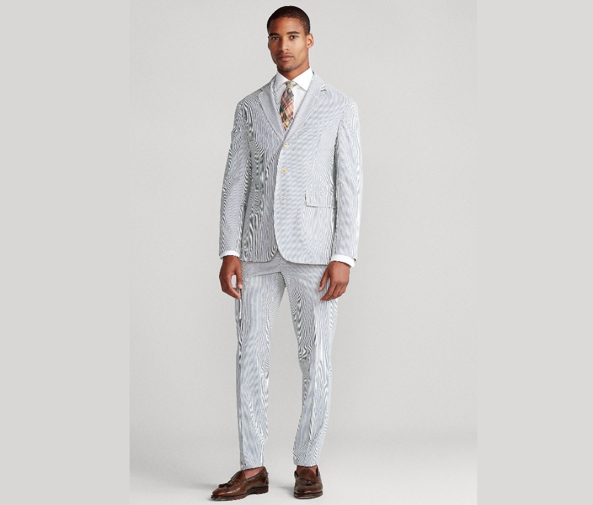 Polo Ralph Lauren—Polo Soft Striped Seersucker Suit Jacket and Striped Seersucker Suit Trouser