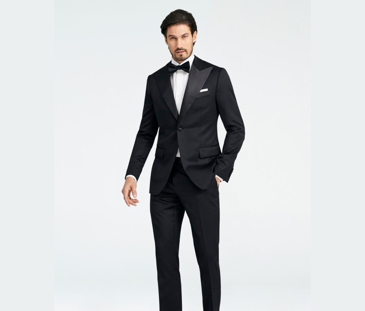 Indochino Hampton Black Tuxedo