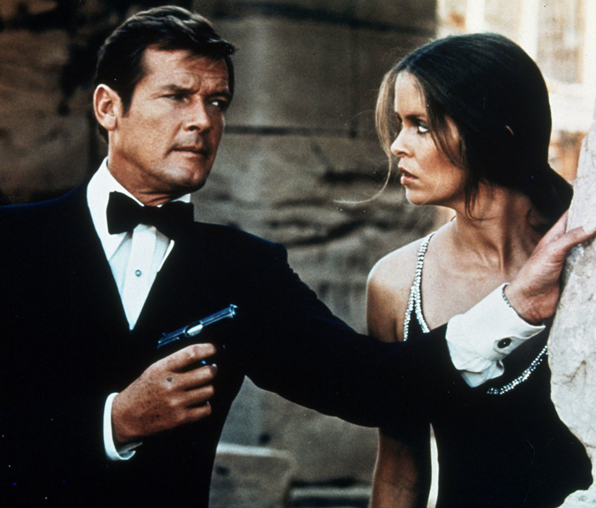 Barbara Bach and Curt Jürgens in 'The Spy Who Loved Me'