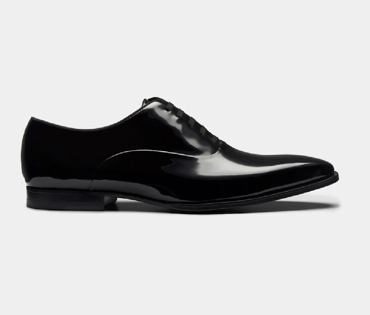 SUITSUPPLY Black Tuxedo Shoe