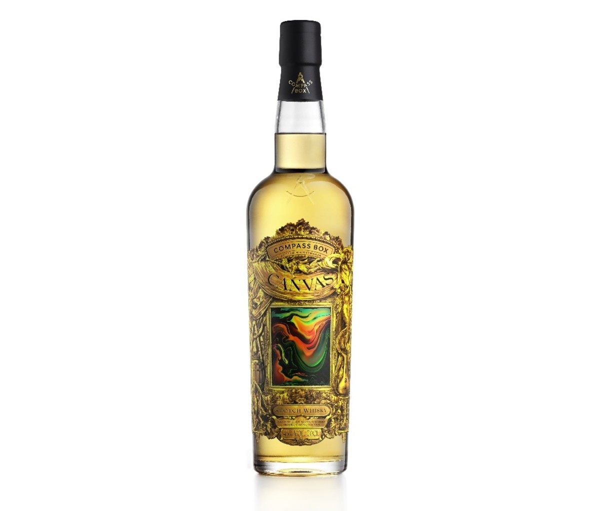 Bottle of Compass Box Canvas Scotch Whisky