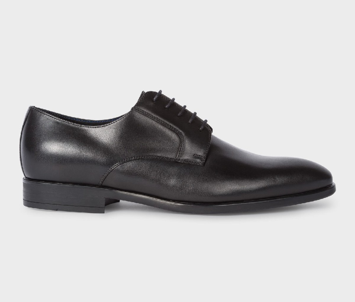 PS BY PAUL SMITH Men's Black Leather 'Daniel' Derby Shoe