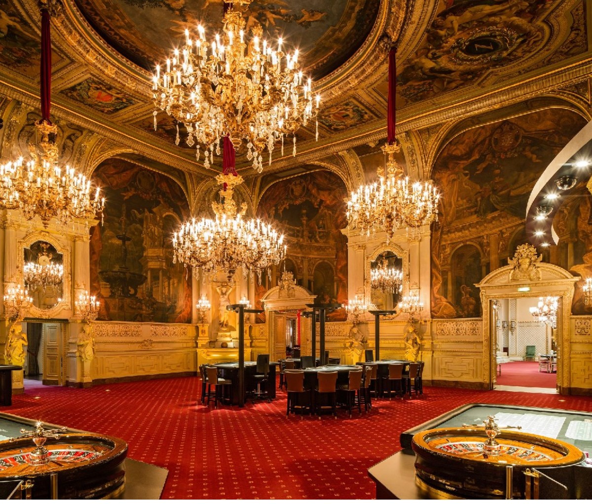 Interior of Baden-Baden's historic Casino