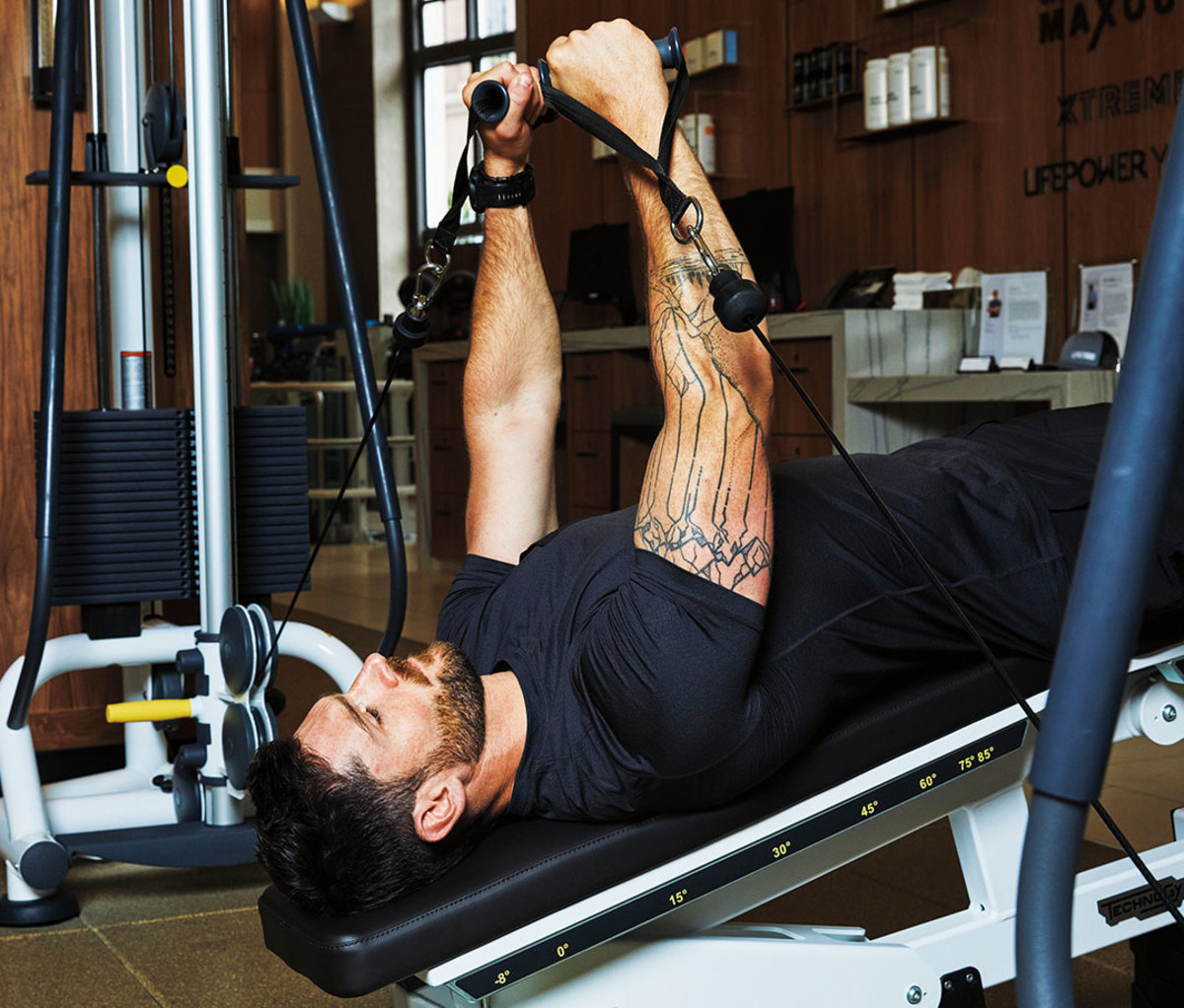 Decline Cable Chest Press