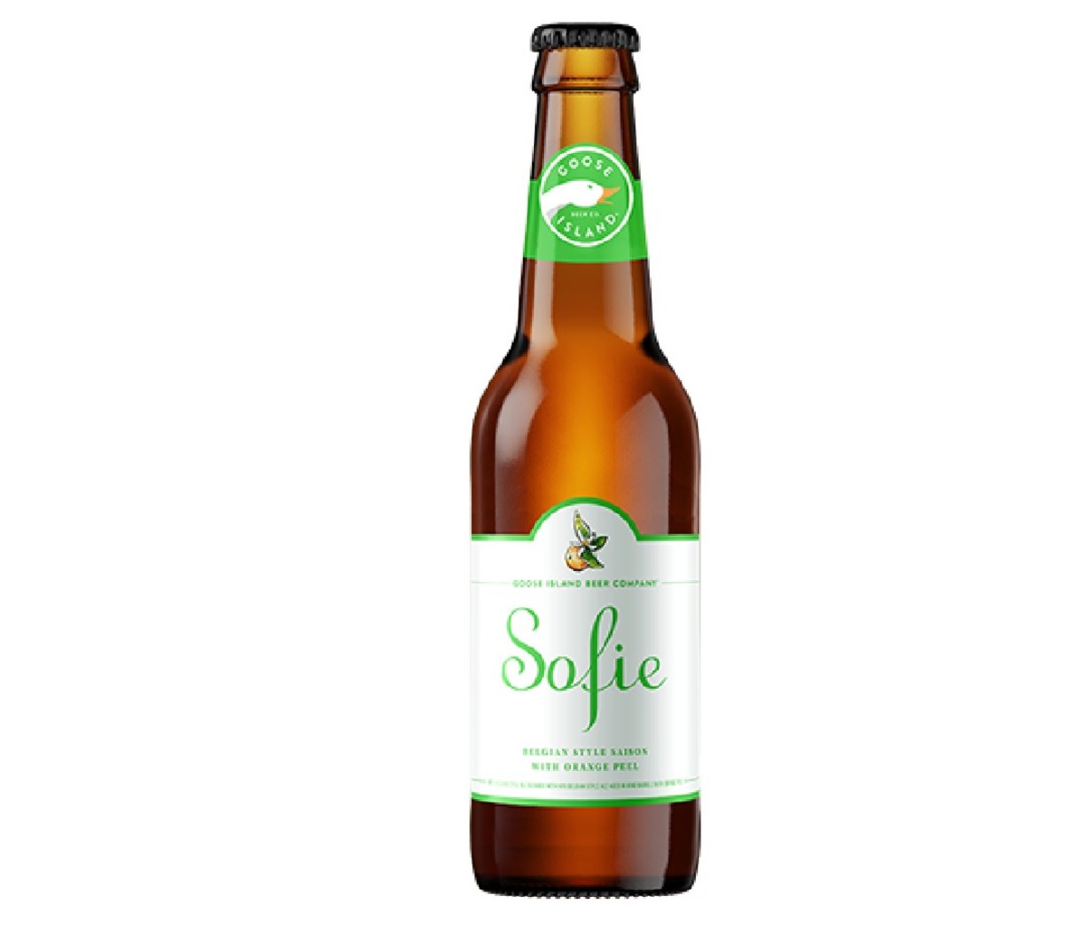Bottle of Goose Island Sofie beer
