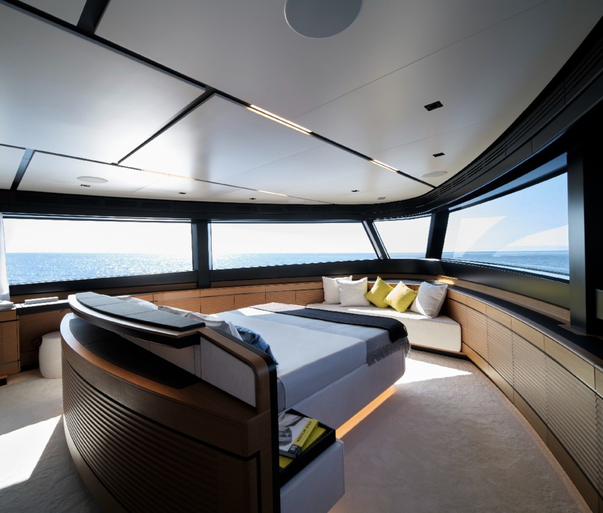 Interior of superyacht