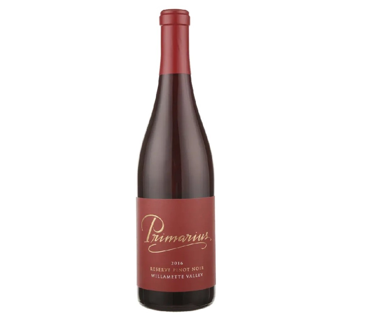 Bottle of Primarius Reserve Pinot Noir
