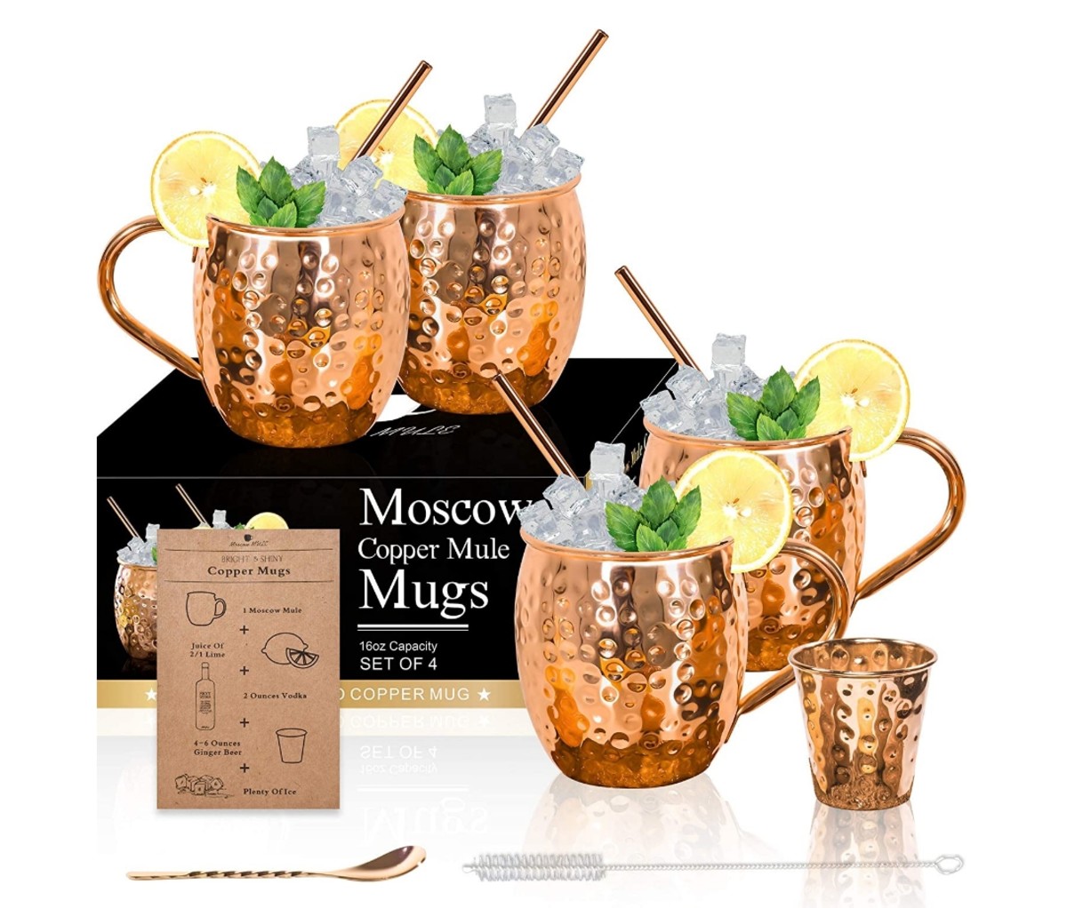 Airbin Moscow Mule Copper Mugs
