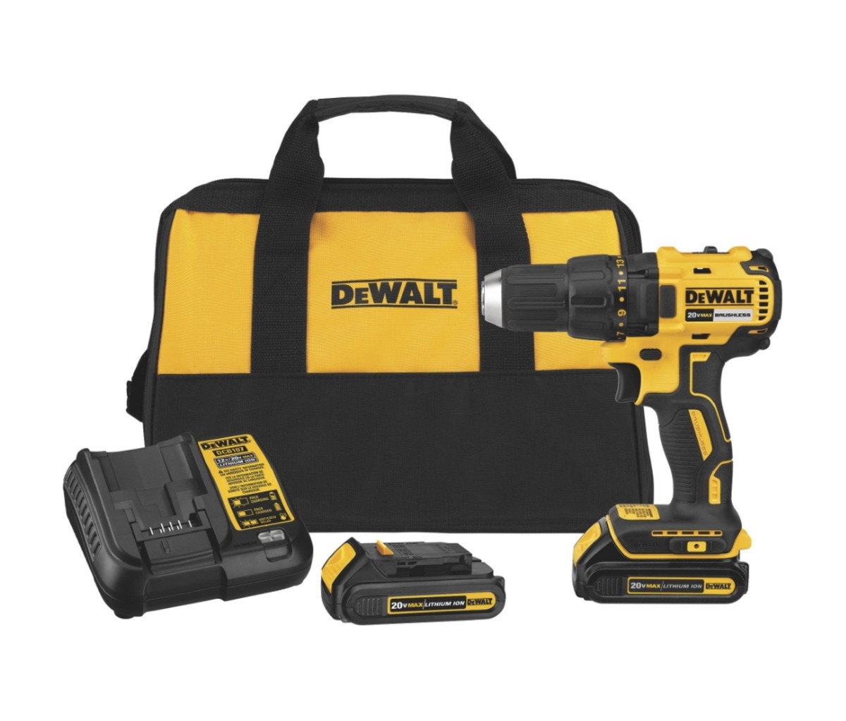 DeWalt Max 20-Volt Compact Brushless Drill-Driver Kit