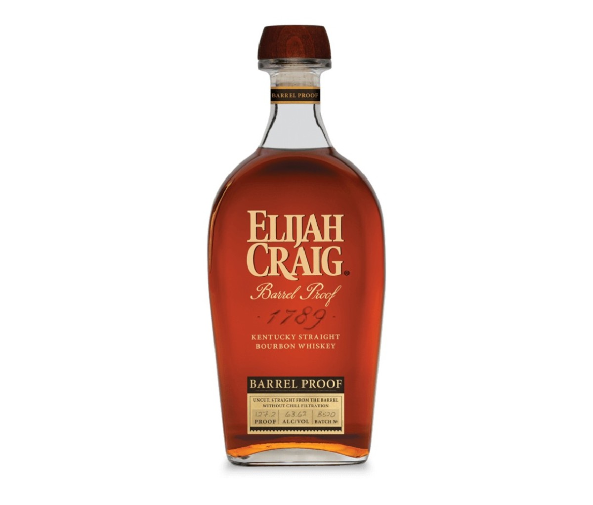 Bottle of Elijah Craig Barrel Proof
